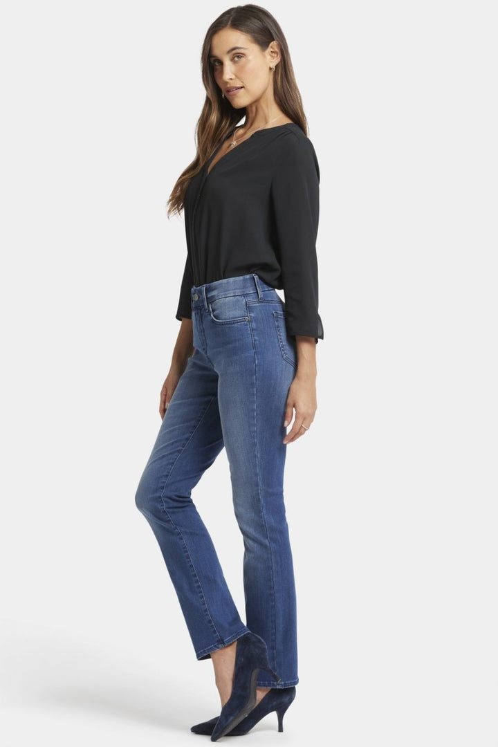 Sheri Slim Jeans Dark Blue Waist-Match™ Denim | Cascade Wave - NYDJ