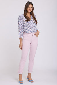 Sheri Slim Straight Ankle Jeans | Light Lilac | Pants | NYDJ