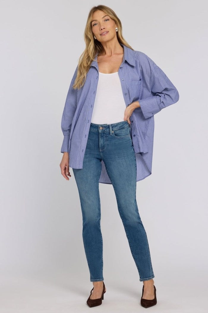Sheri Slim Straight Jeans In Re - New Denim | Breezy Palms - NYDJ