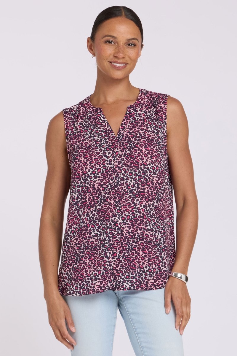 Sleeveless Pintuck Blouse | Catarina - NYDJ