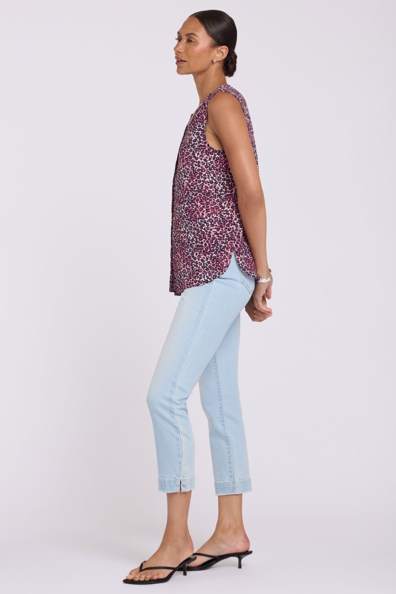 Sleeveless Pintuck Blouse | Catarina - NYDJ