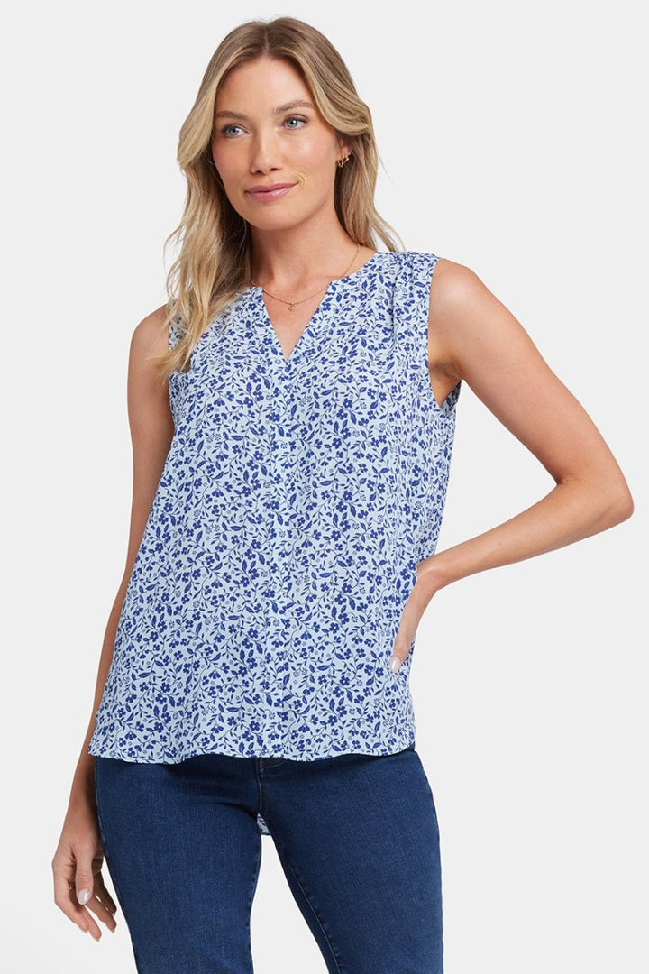 Sleeveless Pintuck Blouse | Placida - NYDJ