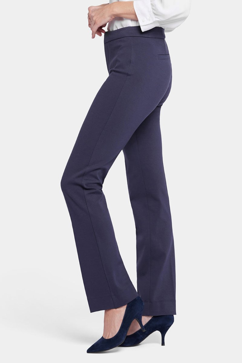 Slim Pants in Ponte Knit | Oxford Navy | Pants | NYDJ