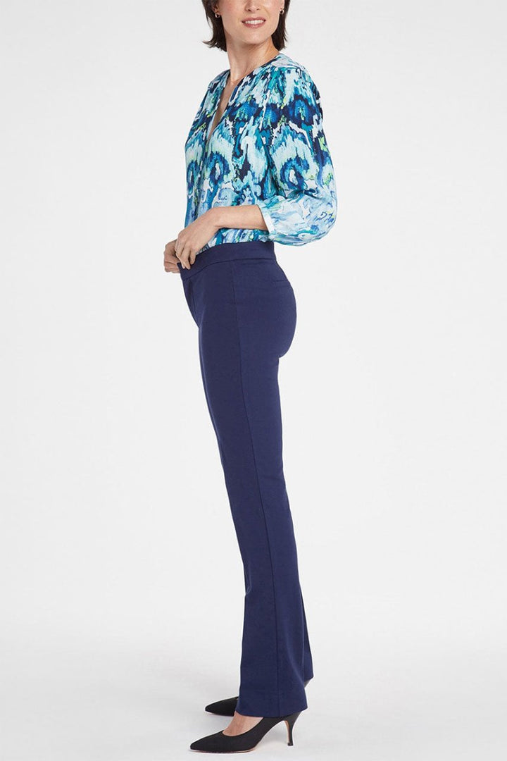 Slim Trouser Dark Blue (Petite) | Evening Tide | Pants | NYDJ