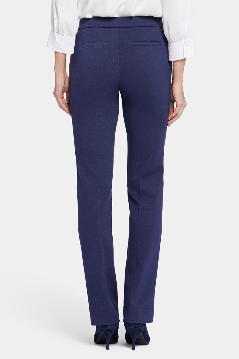 Slim Trouser Navy Jersey | Evening Tide | Pants | NYDJ