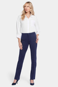 Slim Trouser Navy Jersey | Evening Tide | Pants | NYDJ