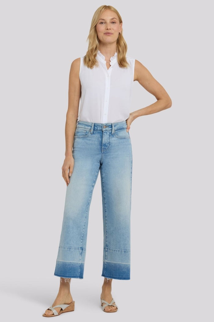 Teresa Wide Leg Ankle Jeans In Re - New™ Denim | Oasis Sand - NYDJ