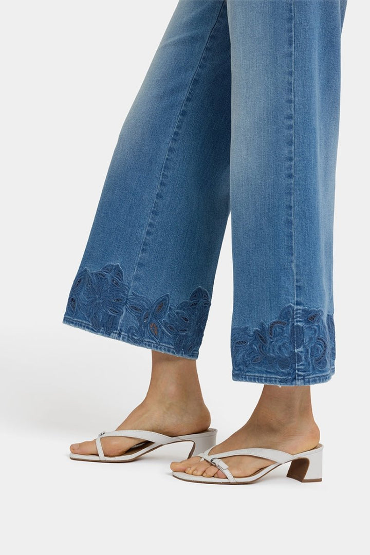 Teresa Wide Leg Ankle Jeans | Port Sea | Denim | NYDJ
