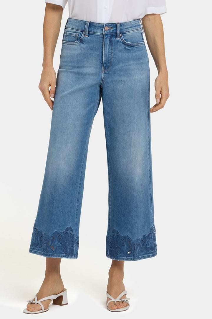 Teresa Wide Leg Ankle Jeans | Port Sea | Denim | NYDJ