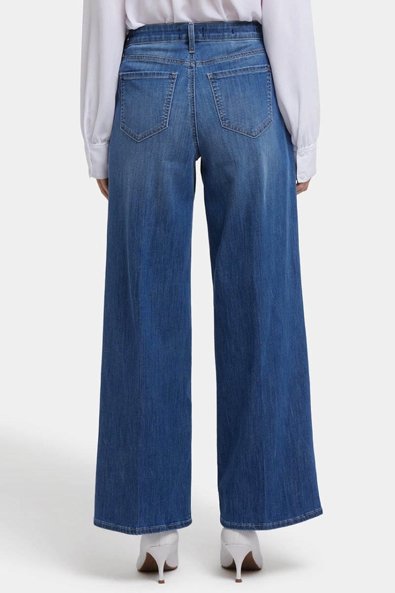 Teresa Wide Leg Ankle Jeans | Romantic Indigo | Pants | NYDJ