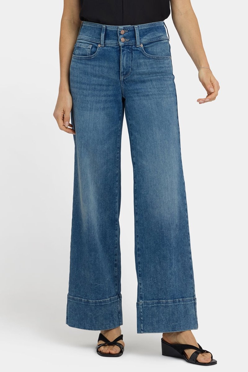 Teresa Wide Leg Jeans In Re-New Denim | Breezy Palms | Denim | NYDJ
