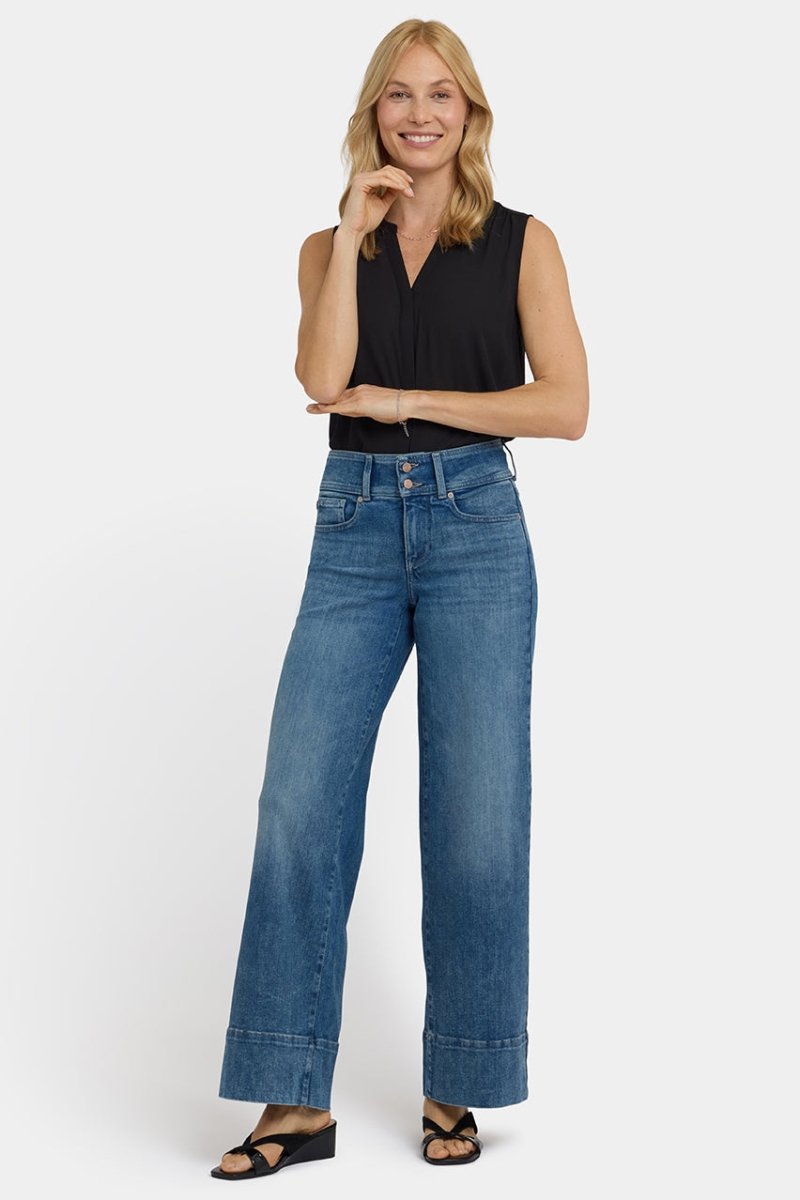 Teresa Wide Leg Jeans In Re-New Denim | Breezy Palms | Denim | NYDJ