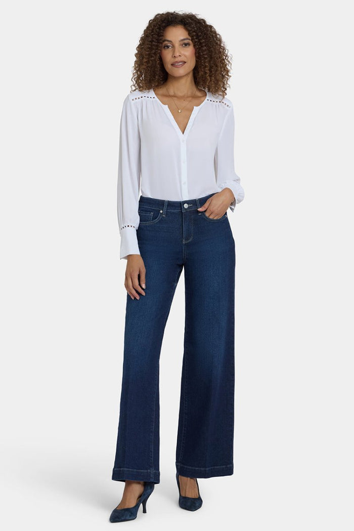 Teresa Wide Leg Jeans | Midnight Breeze | Denim | NYDJ
