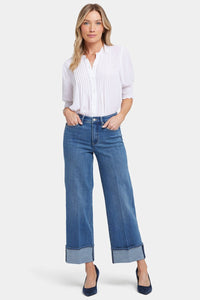 Teresa Wide Leg Jeans | Stillwater Lake | Denim | NYDJ