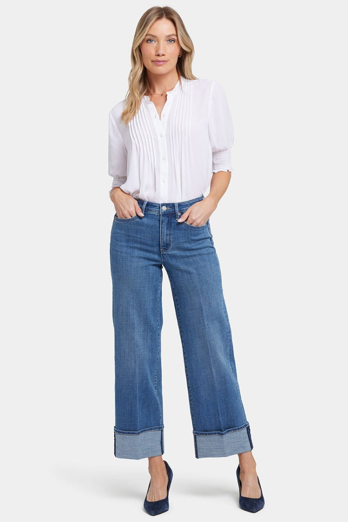 Teresa Wide Leg Jeans | Stillwater Lake | Denim | NYDJ