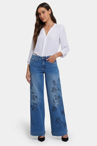 Teresa Wide Leg Jeans | Water Canyon | Denim | NYDJ