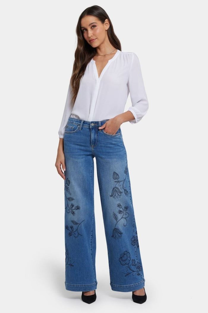 Teresa Wide Leg Jeans | Water Canyon | Denim | NYDJ