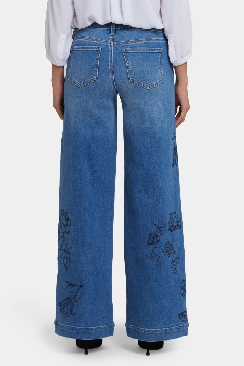 Teresa Wide Leg Jeans | Water Canyon | Denim | NYDJ