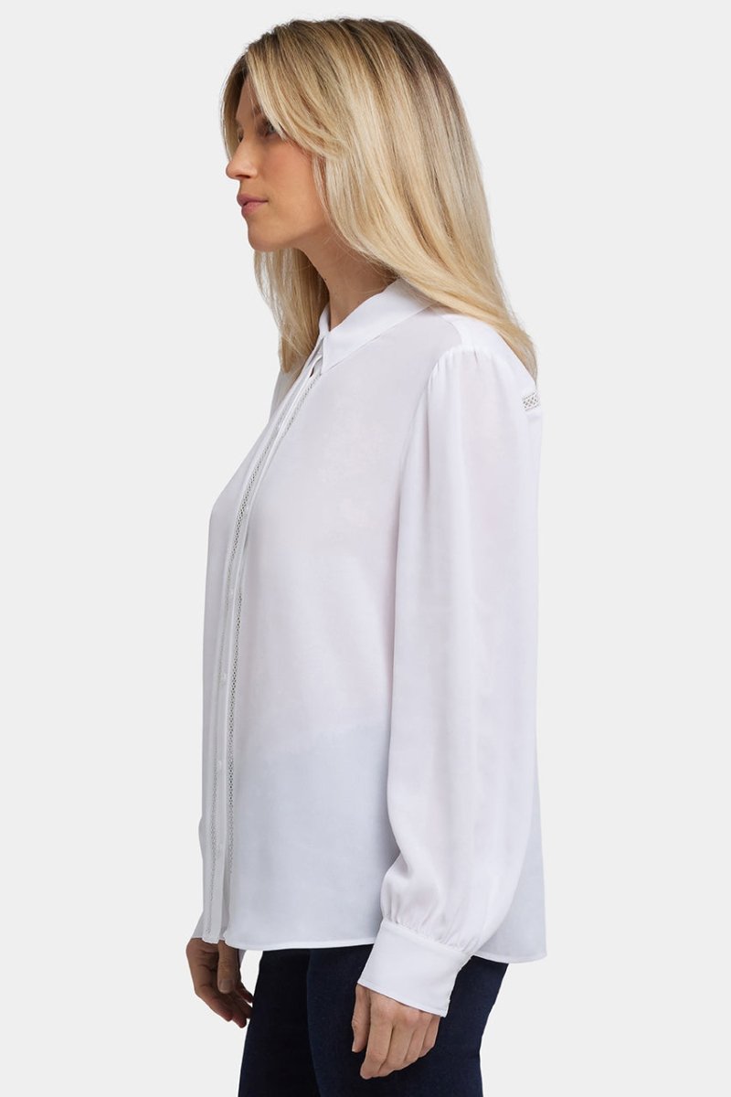 Tiffany Blouse | Optic White | Blouse | NYDJ