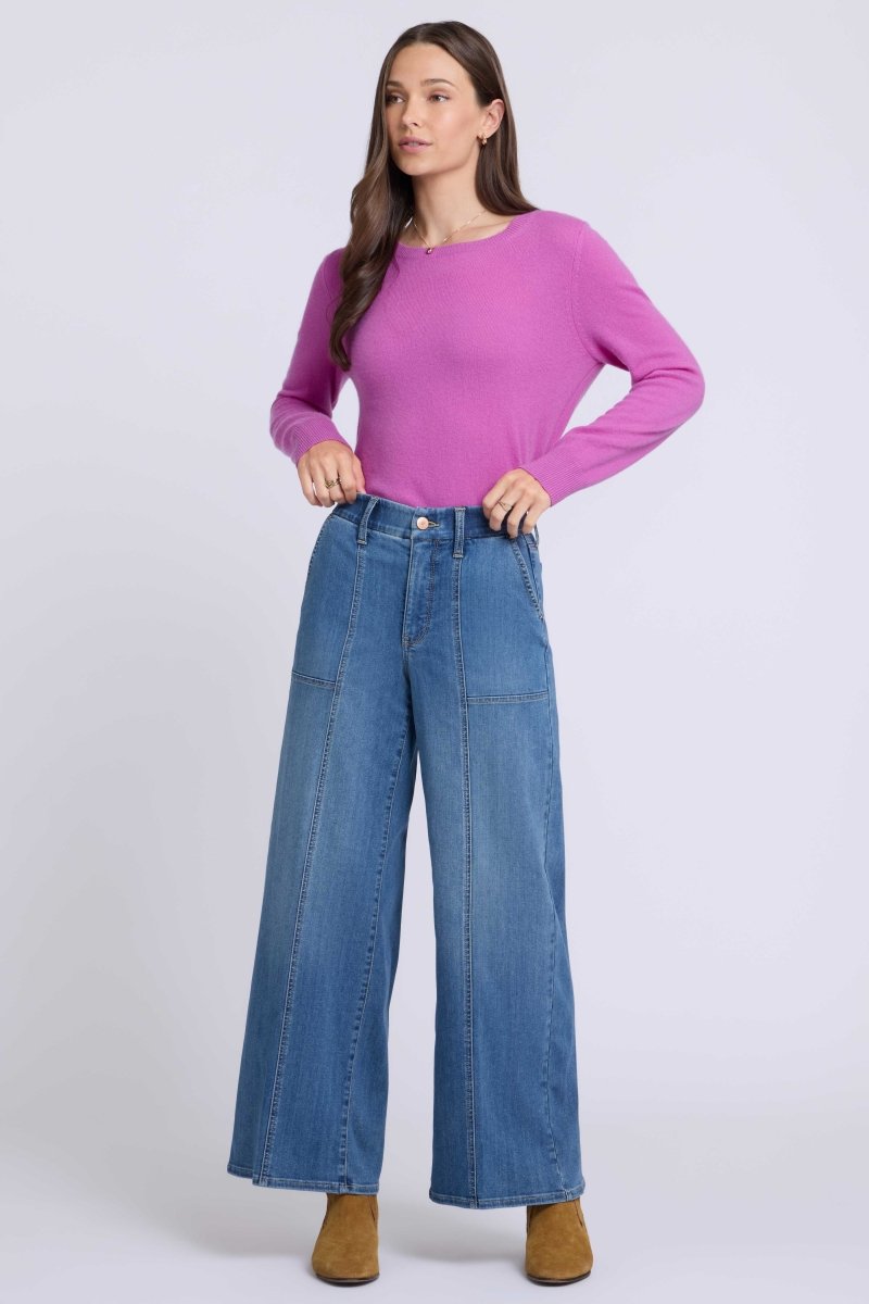 Waist-Match™ Simone Wide Leg Jeans With High Rise | Redwood - NYDJ