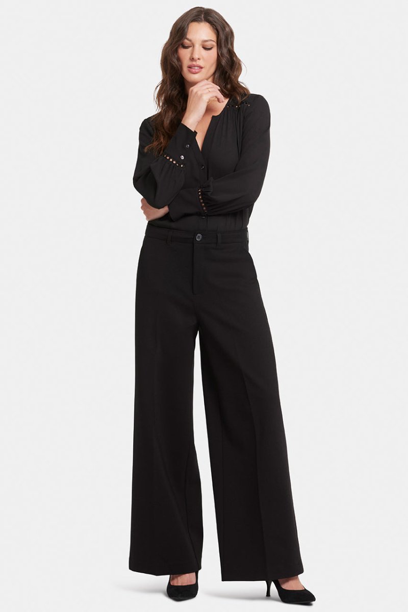 Whitney Pants in Ponte Knit | Black | Trouser | NYDJ