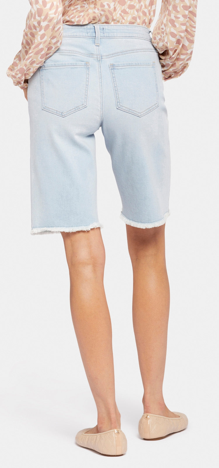 Boyfriend Short Light Blue Premium Denim | Brightside | Shorts | NYDJ