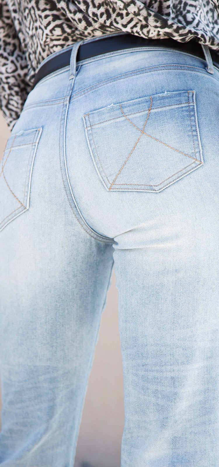 Straight Ankle Jeans Light Blue Premium Denim | Radiance | Denim | NYDJ