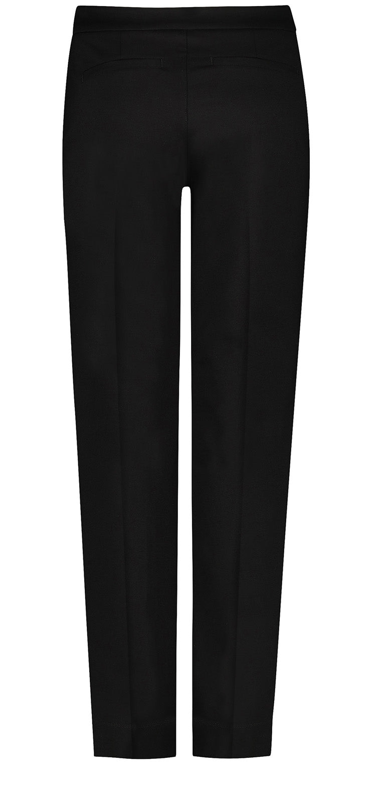 Slim Trouser Pants In Petite In Ponte Knit | Black | Pants | NYDJ