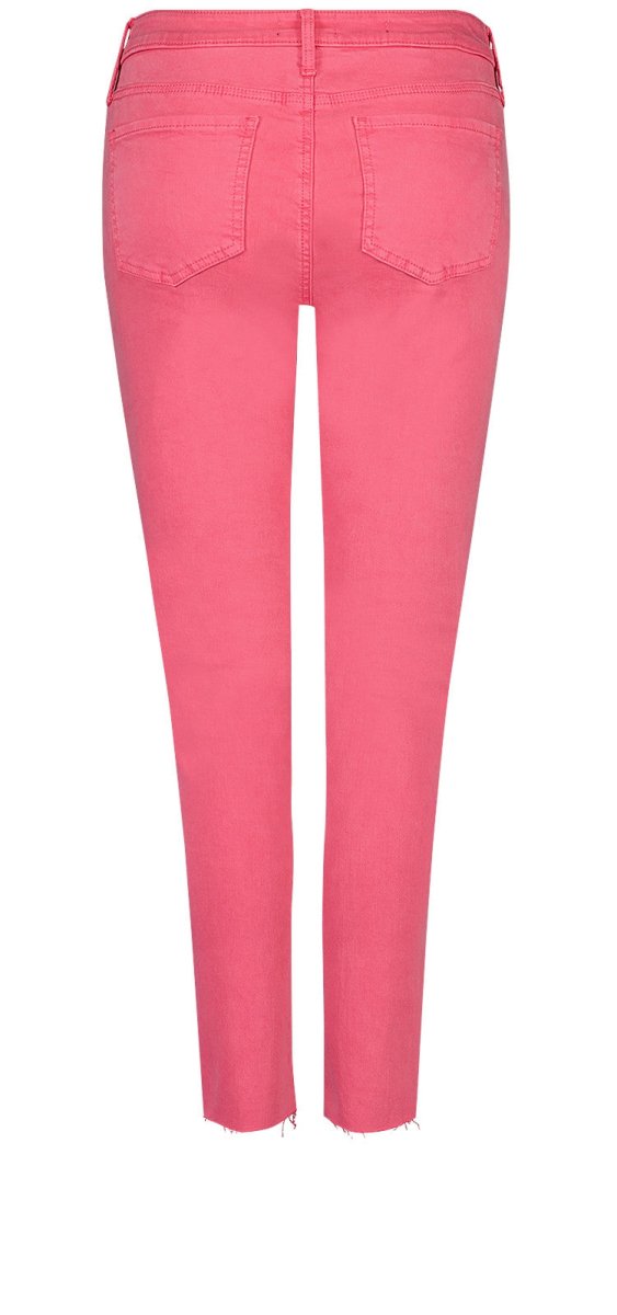 Alina Skinny Jeans Cut Hem Pink Premium Denim | Pink Peony | Non Denim | NYDJ