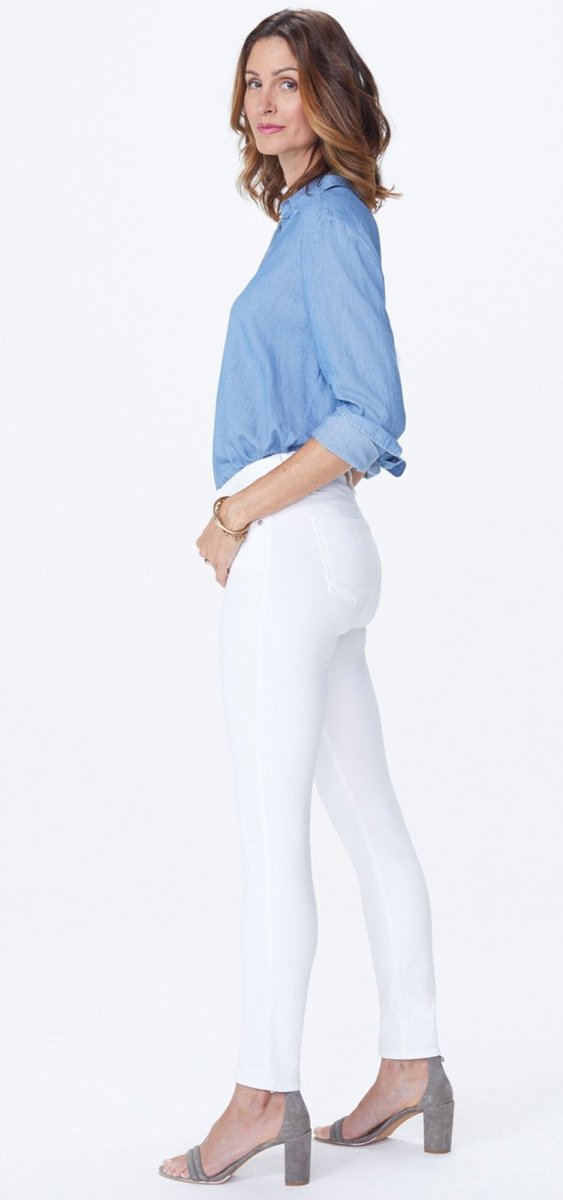 Skinny in white premium denim | Optic White | Non Denim | NYDJ