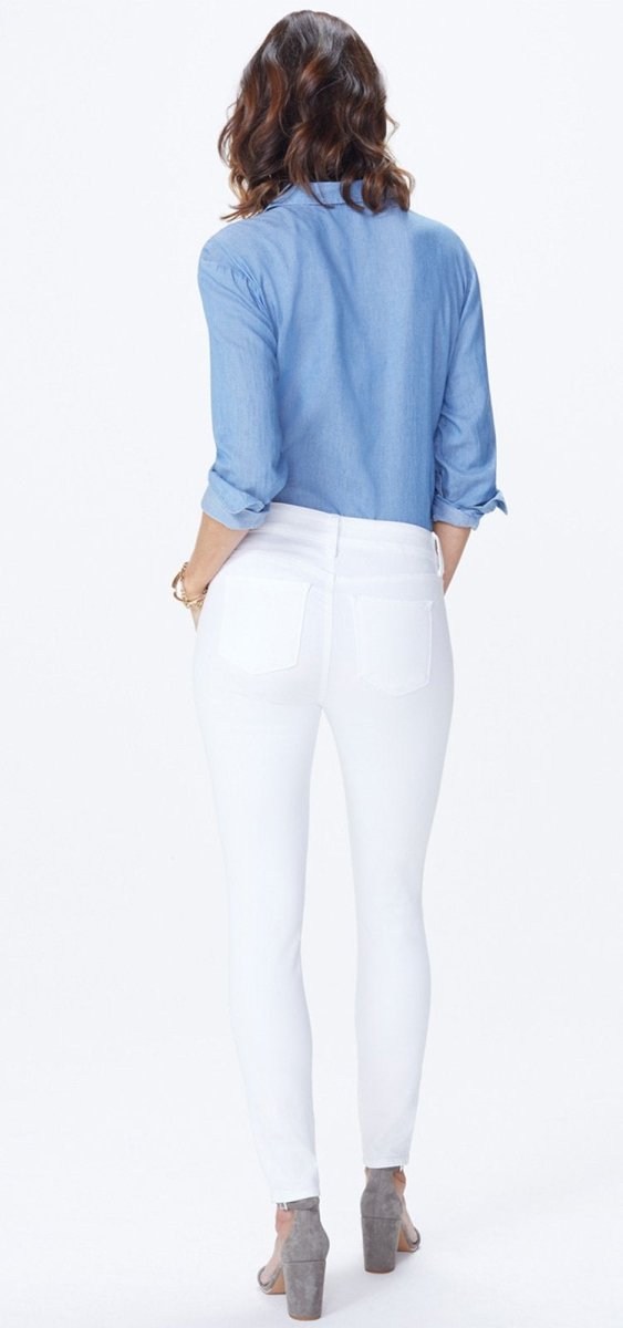 Skinny in white premium denim | Optic White | Non Denim | NYDJ